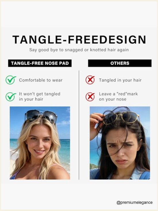 Polarized Aviator Sunglasses UV Protection Tangle Free Vintage Shades Unisex main image 4